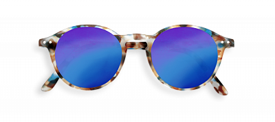 картинка Солнцезащитные очки IZIPIZI, оправа #D, сине-черепаховые, зеркальные от магазина konik.ru