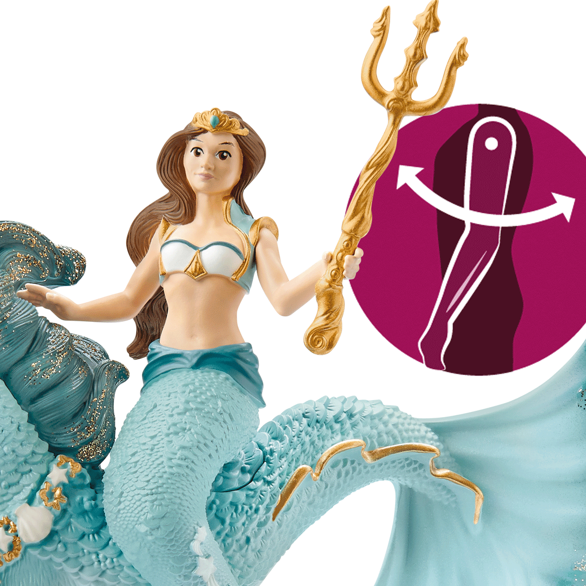 Фигурка Schleich «Русалочка Айела на подводной лошади»