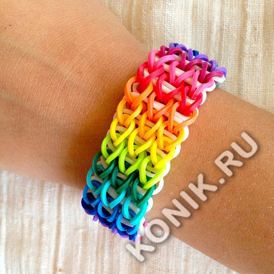 Rainbow Loom Набор резинок для плетения браслетов, желтый