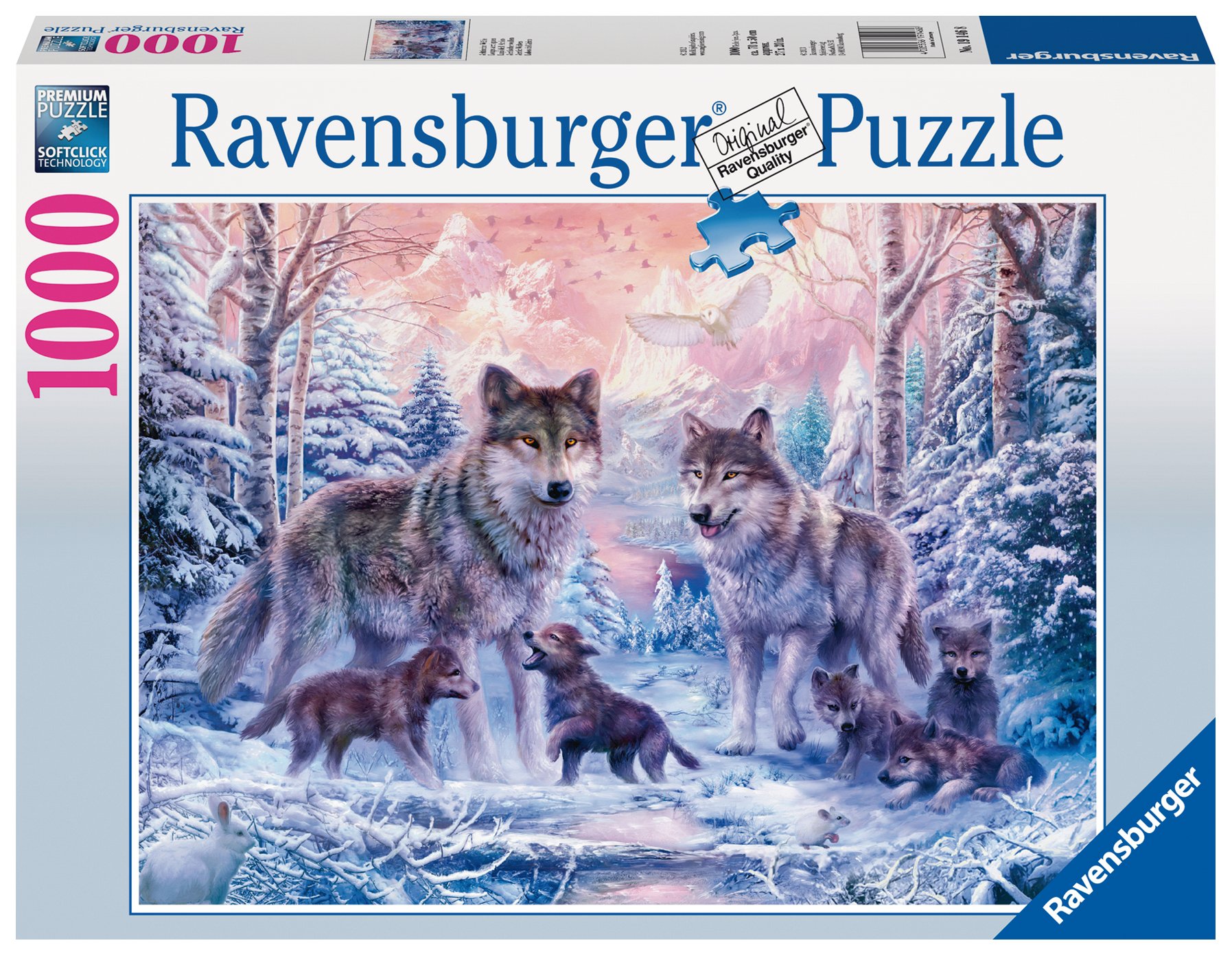 Пазл Ravensburger «Северные волки», 1000 эл. | Konik.ru. Пожалуй, лучшие  игрушки в России