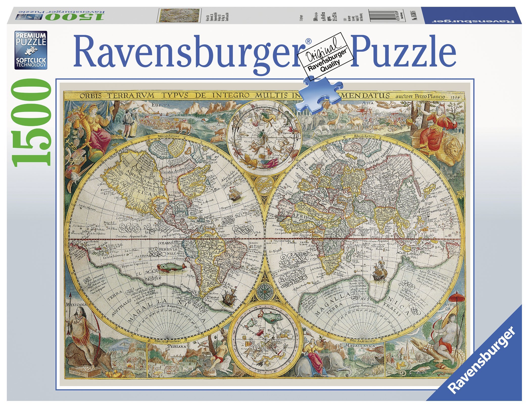 Пазл Ravensburger «Историческая карта», 1500 эл. | Konik.ru. Пожалуй,  лучшие игрушки в России