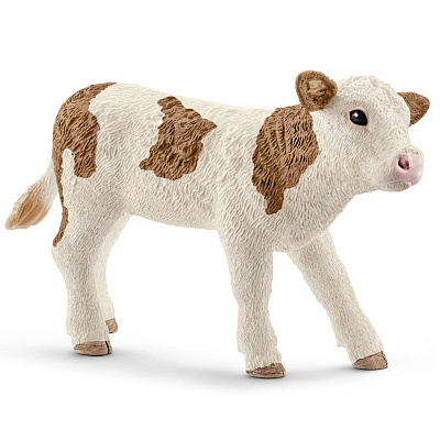 картинка Фигурка Schleich Симментальский теленок от магазина konik.ru